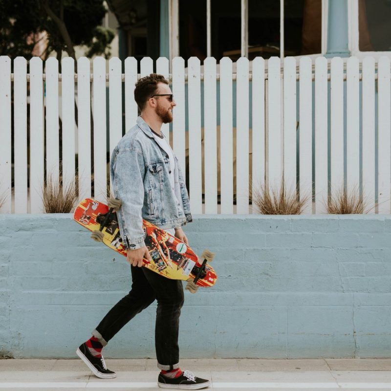Happy Skateboarder